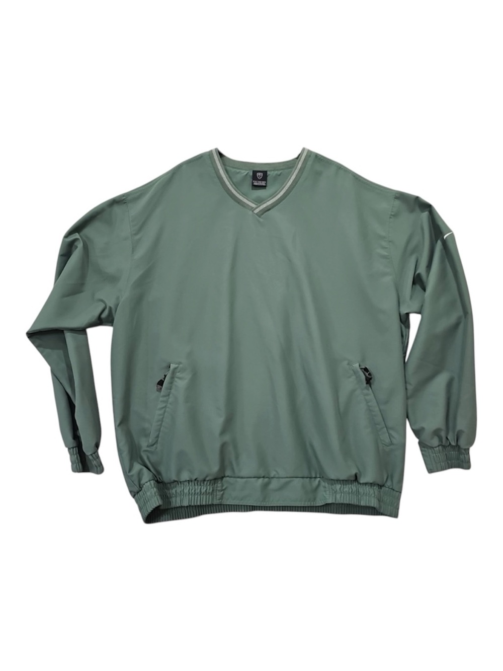 Nike Golf Men's V-Neck Pullover Windbreaker - Sage Green
